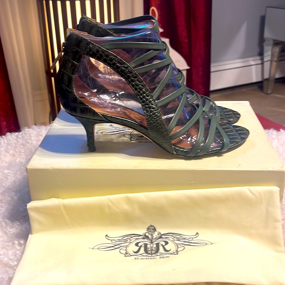 Rachel Roy Jayni Caged Sandals Size 8